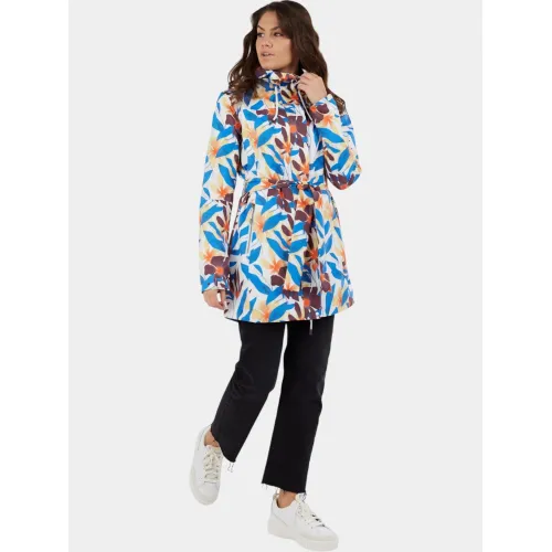 Fundango Regina II Waterproof Trench Jacket Női Utcai Kabát 440-blueberry