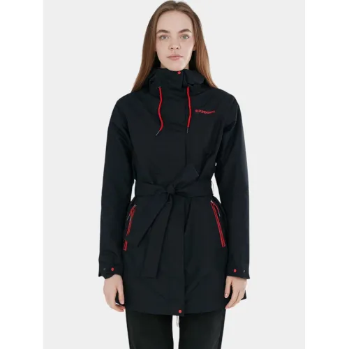 Fundango Regina II Waterproof Trench Jacket Női Utcai Kabát 480-navy