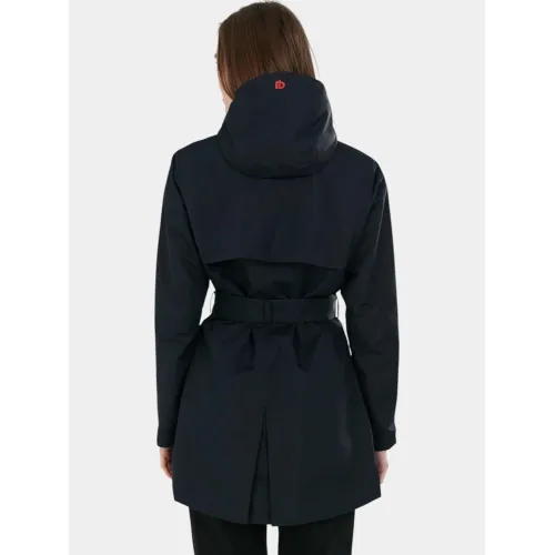 Fundango Regina II Waterproof Trench Jacket Női Utcai Kabát 480-navy