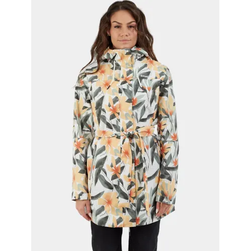 Fundango Regina II Waterproof Trench Jacket Női Utcai Kabát 522-tropical green
