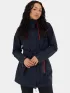 Fundango Regina III Waterproof Trench Jacket Női Utcai Kabát 480-navy