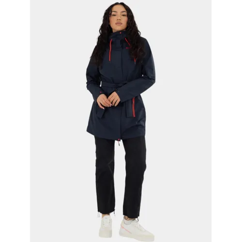 Fundango Regina III Waterproof Trench Jacket Női Utcai Kabát 480-navy