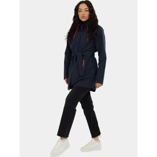 Fundango Regina III Waterproof Trench Jacket Női Utcai Kabát 480-navy