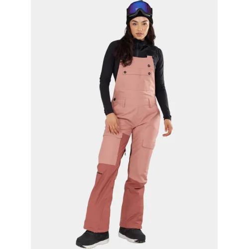 Fundango Sakura ECO Bib Pants Női Sínadrág, Snowboard Nadrág 363-orchid mist