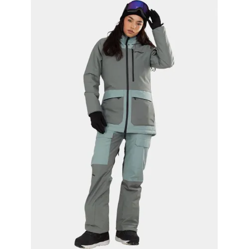 Fundango Sakura ECO Bib Pants Női Sínadrág, Snowboard Nadrág 537-khaki