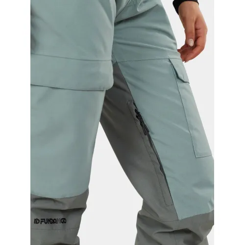 Fundango Sakura ECO Bib Pants Női Sínadrág, Snowboard Nadrág 537-khaki