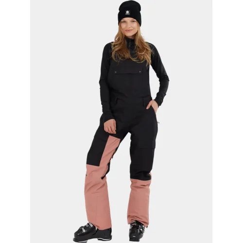 Fundango Sakura ECO Bib Pants Női Sínadrág, Snowboard Nadrág 895-coal black