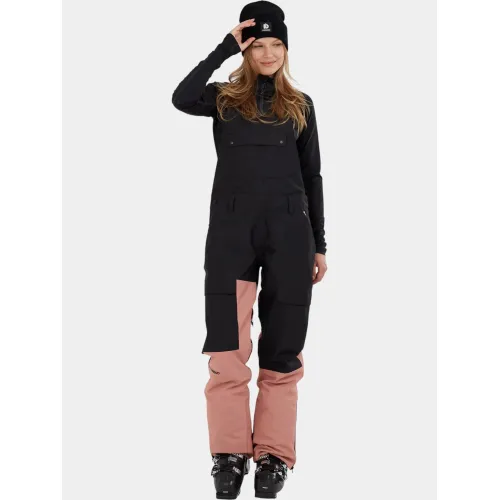 Fundango Sakura ECO Bib Pants Női Sínadrág, Snowboard Nadrág 895-coal black