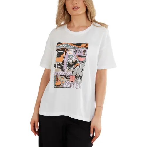Fundango Nissa T-shirt Fundango Nissa T-shirt Női Póló 100-white