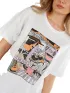 Fundango Nissa T-shirt Fundango Nissa T-shirt Női Póló 100-white