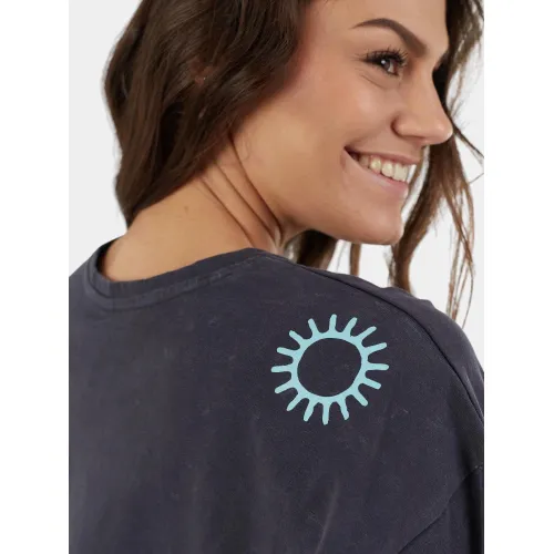 Fundango Sunshine Surf-T Női Póló 892-washed black