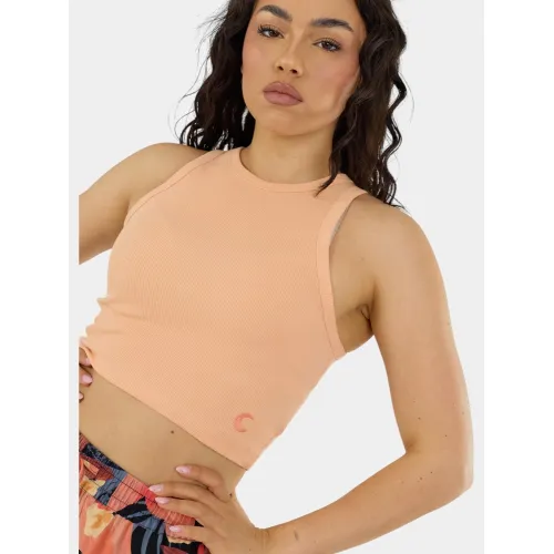 Fundango Naya Cropped Tank-T Női Póló 248-light peach