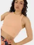 Fundango Naya Cropped Tank-T Női Póló 248-light peach