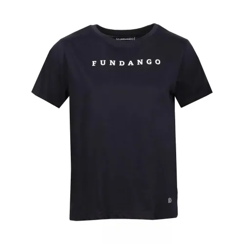 Fundango Womens Logo T Női Póló 890-black
