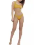 Fundango Madison One Shoulder Top Női Bikini 235-dirt yellow