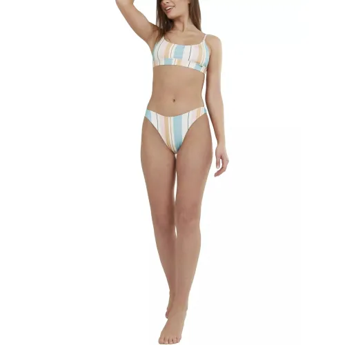Fundango Madison High Cut Bottoms Női Bikini 410-ice blue