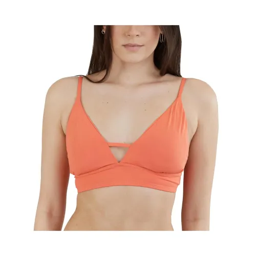 Fundango Sahara V-neck Cami Top Női Bikini 354-sugar coral