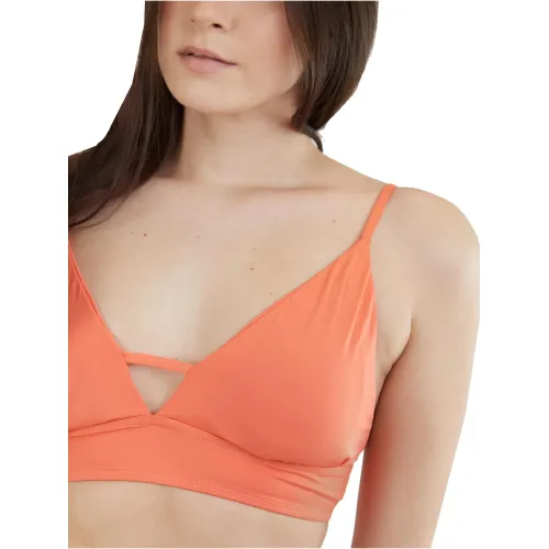 Fundango Sahara V-neck Cami Top Női Bikini 354-sugar coral