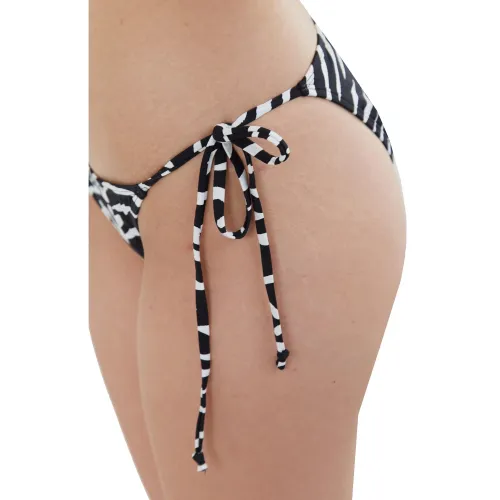 Fundango Innisfil Tie-side Bottoms Női Bikini 903-black injun