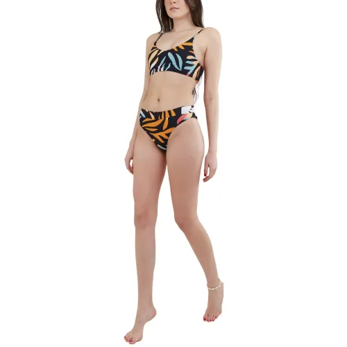 Fundango Sahara Mid Waist Full Bottoms Női Bikini 394-sweet grape