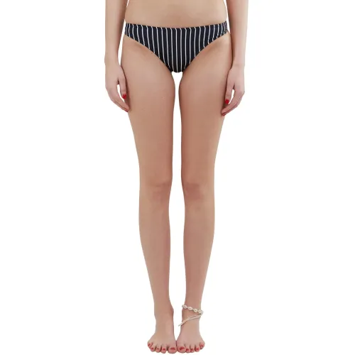 Fundango Moana Classic Bottoms Női Bikini 898-black stripe
