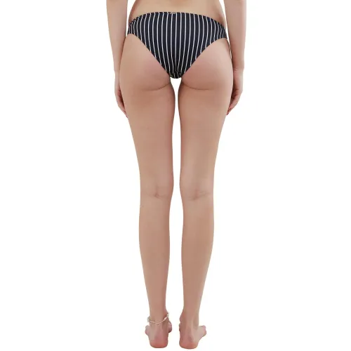 Fundango Moana Classic Bottoms Női Bikini 898-black stripe