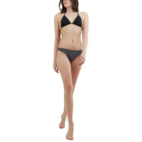 Fundango Moana Classic Bottoms Női Bikini 898-black stripe