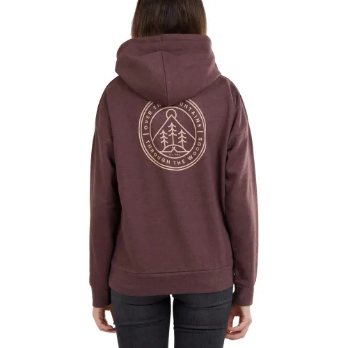 Fundango Haley Hooded Sweatshirt Női Pulóver 395-grape