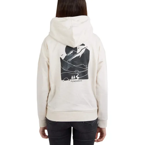 Fundango Haley Hooded Sweatshirt Női Pulóver 610-sand