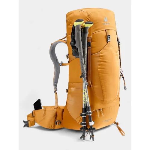 Deuter Aircontact Lite 40 + 10 Férfi Túrahátizsák, Övtáska 9908-Amber-Maple