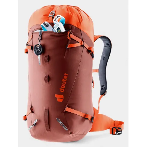 Deuter Guide 30 Férfi Túrahátizsák, Övtáska 5912-Redwood-Papaya