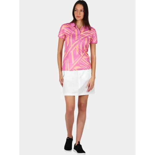 Luhta Luhta Hennola Női Galléros Póló 730-Amethyst