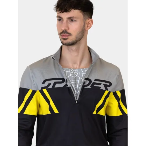 Spyder Podium 1/2 Zip Férfi Aláöltözet AYW-Acid yellow