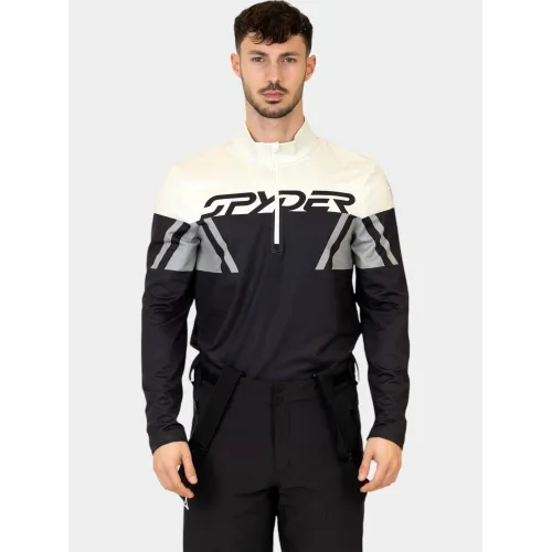 Spyder Podium 1/2 Zip Férfi Aláöltözet BLK-Black