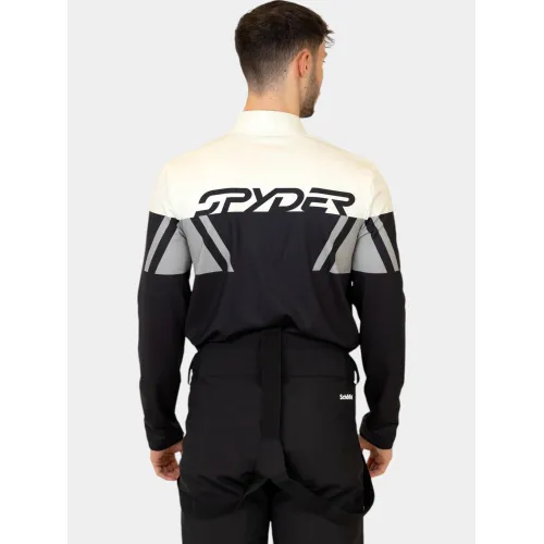 Spyder Podium 1/2 Zip Férfi Aláöltözet BLK-Black