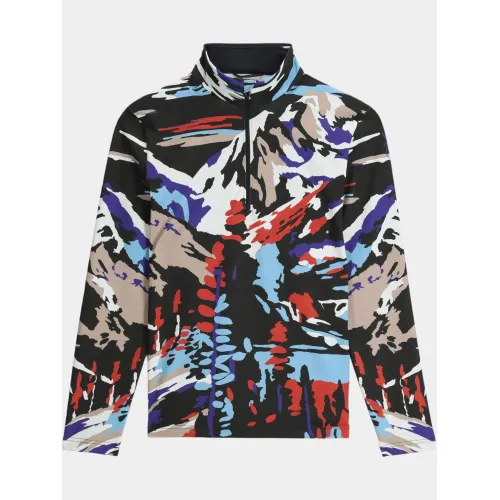Spyder Podium 1/2 Zip Férfi Aláöltözet PBP-Paint flash