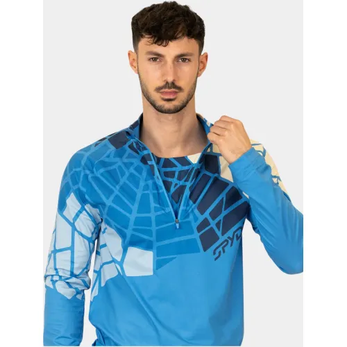 Spyder Legacy 1/2 Zip Férfi Aláöltöző felső AEB-Aether blue