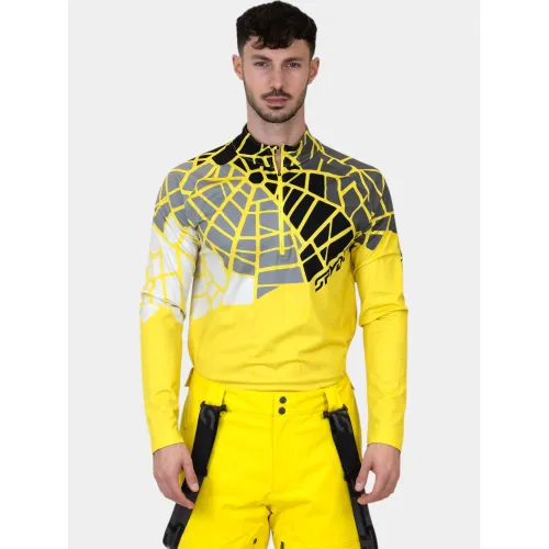Spyder Legacy 1/2 Zip Férfi Aláöltözet AYW-Acid yellow