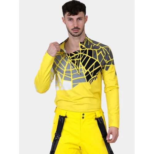 Spyder Legacy 1/2 Zip Férfi Aláöltözet AYW-Acid yellow