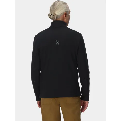 Spyder Speed Fleece 1/2 Zip Férfi Polár, Softshell, Középréteg BLK1-Black-Escape