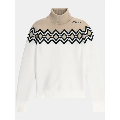 Spyder Stellar Ski Sweater Női Pulóver WHT-White