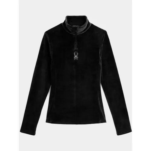 Spyder Shimmer Bug 1/2 Zip Női Polár, Softshell, Középréteg BLK-Black