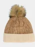 Spyder Plait Pom Hat Férfi Kötött sapka SDN-Sanddune