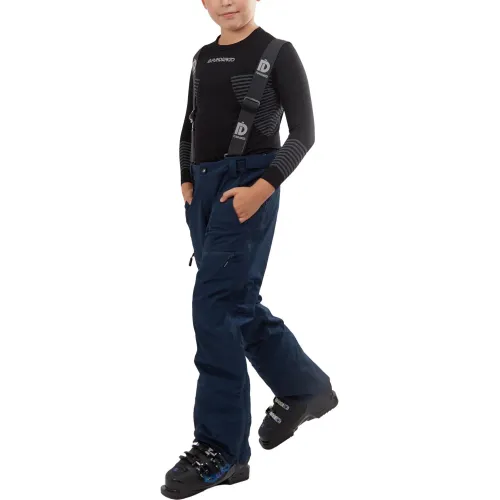 Fundango Mugo JUN Fullzip Pants Junior-Gyerek Sínadrág, Snowboard Nadrág 486-patriot blue