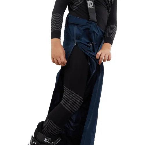 Fundango Mugo JUN Fullzip Pants Junior-Gyerek Sínadrág, Snowboard Nadrág 486-patriot blue