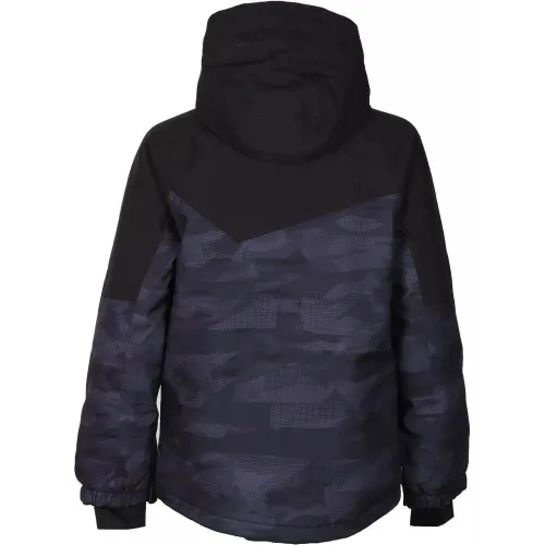 Fundango GIBSON Jacket Fundango GIBSON Jacket Junior-Gyerek Síkabát, Snowboard Kabát 893-black camouflage