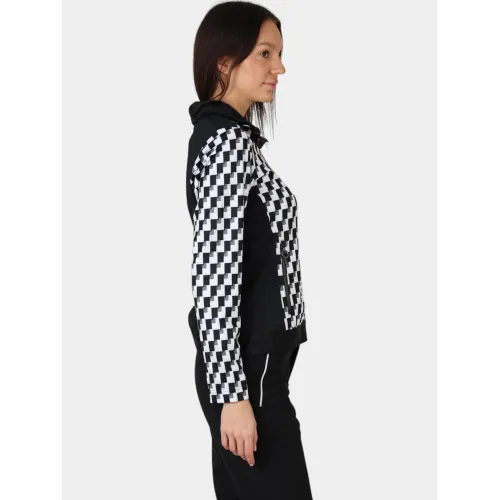 Luhta Luhta Lompola Luhta Luhta Lompola Női Polár, Softshell, Középréteg 804-Black-White