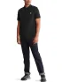 Timberland Pique Short Sleeve Polo Férfi Galléros póló 001-Blk