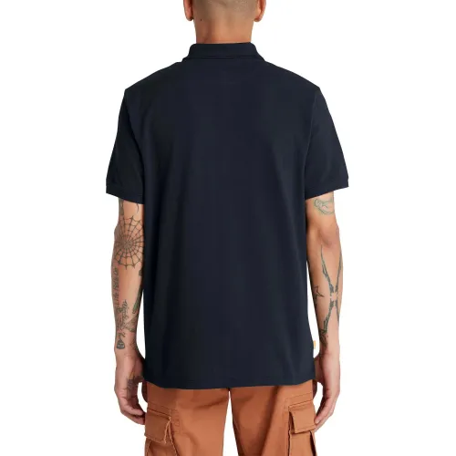 Timberland Pique Short Sleeve Polo Férfi Galléros póló 433D-Dks