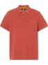 Timberland Pique Short Sleeve Polo Férfi Galléros póló DV5-Red